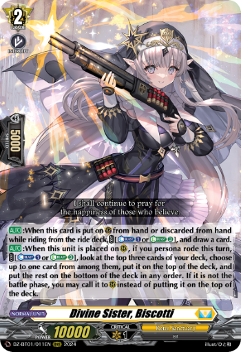 Divine Sister, Biscotti: DZ Booster Set 01: Fated Clash