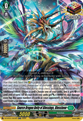 Source Dragon Deity of Blessings, Blessfavor: DZ Booster Set 01: Fated Clash