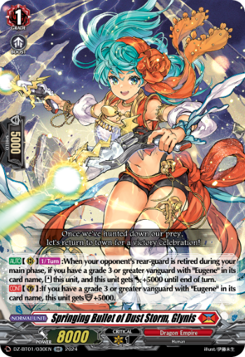 Springing Bullet of Dust Storm, Glynis: DZ Booster Set 01: Fated Clash