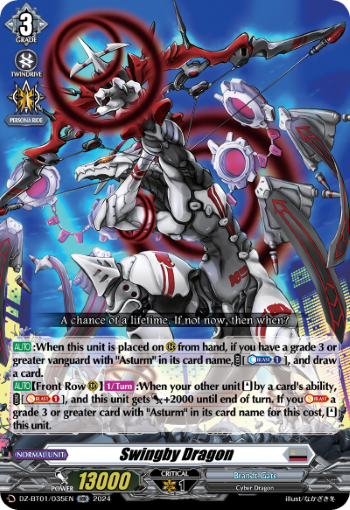 Swingby Dragon: DZ Booster Set 01: Fated Clash