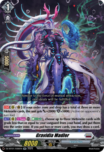 Gravidia Madler: DZ Booster Set 01: Fated Clash