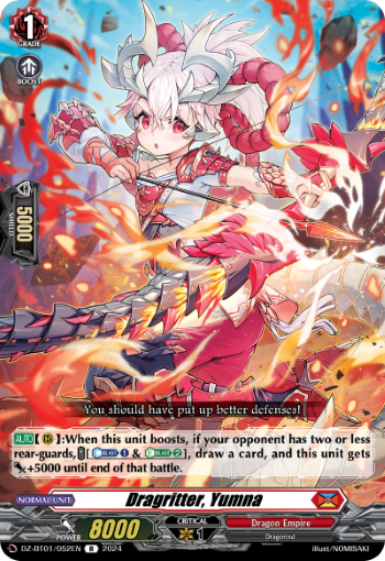 Dragritter, Yumna: DZ Booster Set 01: Fated Clash