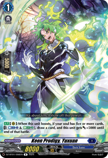 Keen Prodigy, Yuxuan: DZ Booster Set 01: Fated Clash