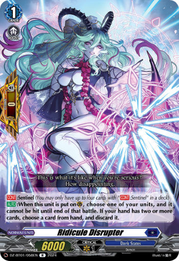 Ridicule Disrupter: DZ Booster Set 01: Fated Clash