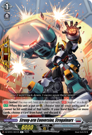 Strong-arm Conversion, Strogalmars: DZ Booster Set 01: Fated Clash