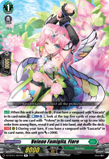 Veleno Famiglia, Fiore: DZ Booster Set 01: Fated Clash