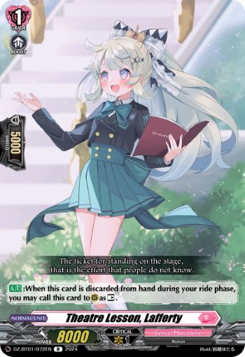 Theatre Lesson, Lafferty: DZ Booster Set 01: Fated Clash