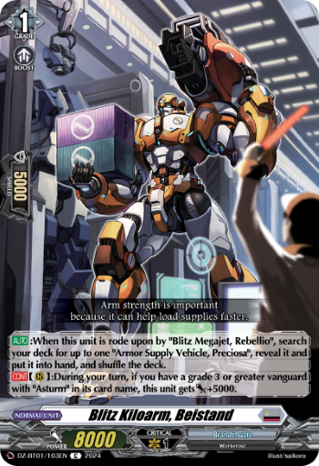 Blitz Kiloarm, Beistand: DZ Booster Set 01: Fated Clash