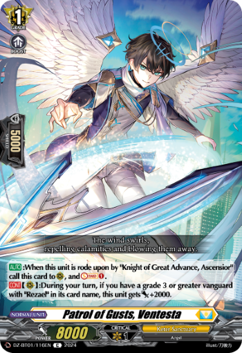 Patrol of Gusts, Ventesta: DZ Booster Set 01: Fated Clash