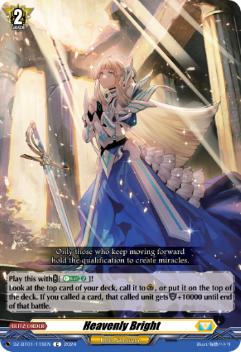 Heavenly Bright: DZ Booster Set 01: Fated Clash