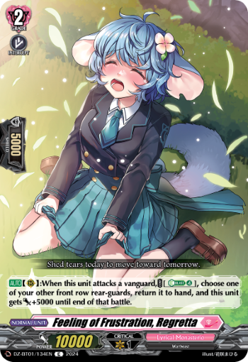 Feeling of Frustration, Regretta: DZ Booster Set 01: Fated Clash