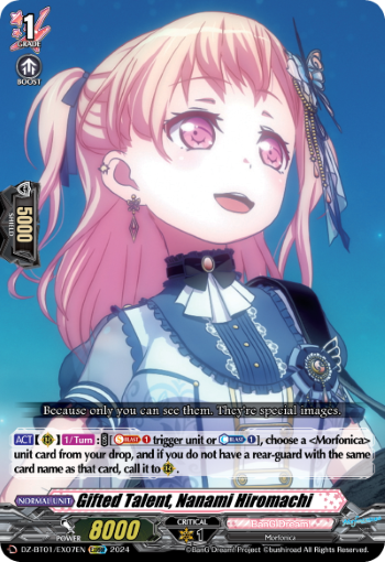Gifted Talent, Nanami Hiromachi: DZ Booster Set 01: Fated Clash