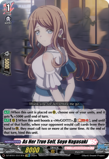 As Her True Self, Soyo Nagasaki: DZ Booster Set 01: Fated Clash