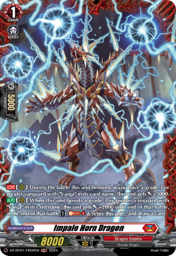 Impale Horn Dragon: DZ Booster Set 01: Fated Clash