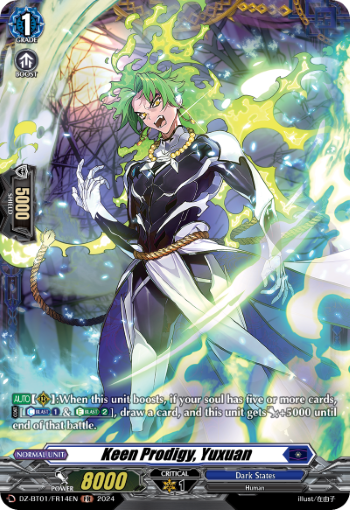 Keen Prodigy, Yuxuan: DZ Booster Set 01: Fated Clash