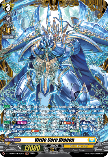 Virile Core Dragon: DZ Booster Set 01: Fated Clash