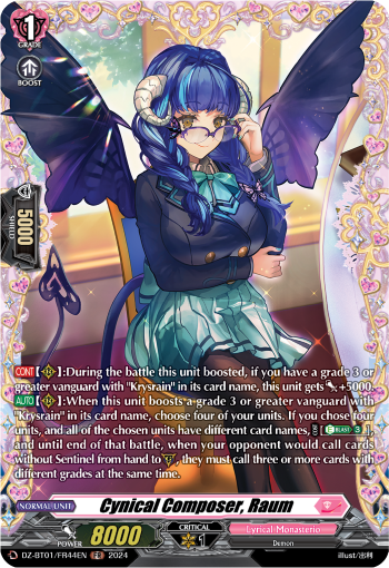 Cynical Composer, Raum: DZ Booster Set 01: Fated Clash