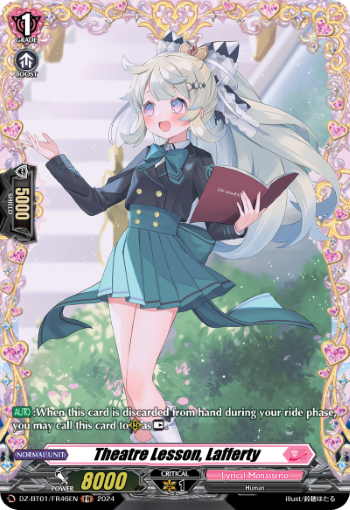 Theatre Lesson, Lafferty: DZ Booster Set 01: Fated Clash