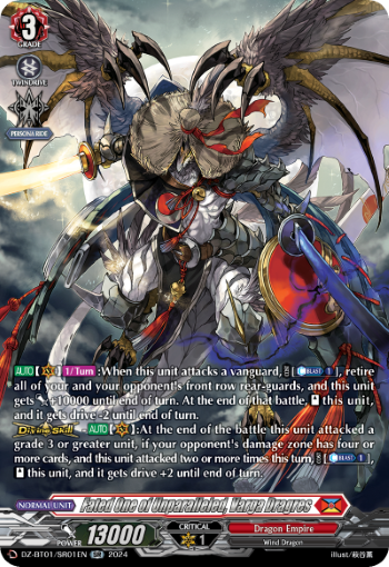 Fated One of Unparalleled, Varga Dragres: DZ Booster Set 01: Fated Clash