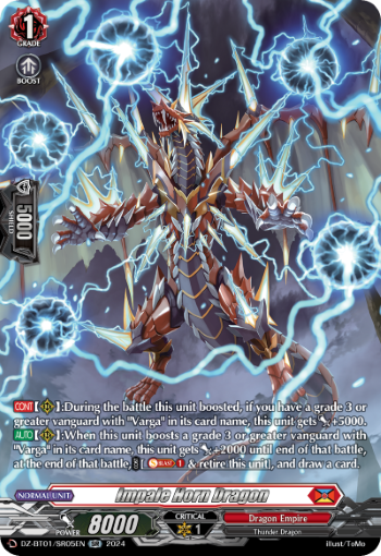 Impale Horn Dragon: DZ Booster Set 01: Fated Clash