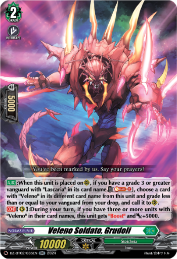 Veleno Soldato, Grudoli: DZ Booster Set 02: Illusionless Strife