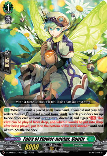 Fairy of Flower-nectar, Coutir: DZ Booster Set 02: Illusionless Strife