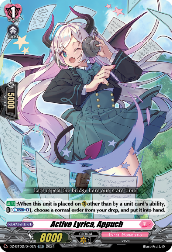 Active Lyrica, Appuch: DZ Booster Set 02: Illusionless Strife