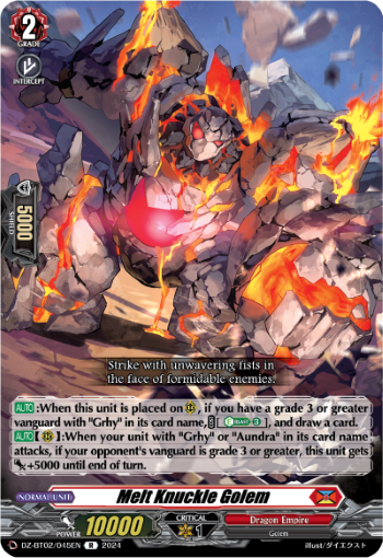 Melt Knuckle Golem: DZ Booster Set 02: Illusionless Strife