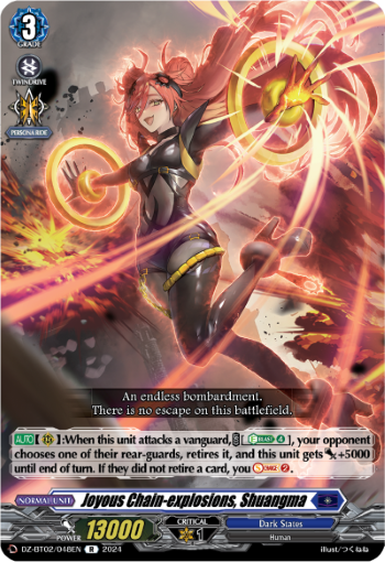 Joyous Chain-explosions, Shuangma: DZ Booster Set 02: Illusionless Strife