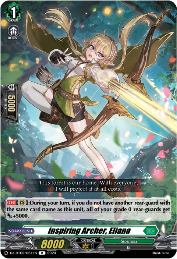 Inspiring Archer, Eliana: DZ Booster Set 02: Illusionless Strife