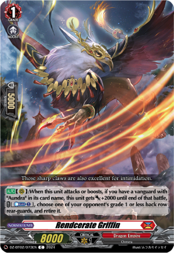 Rendcerate Griffin: DZ Booster Set 02: Illusionless Strife