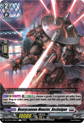 Heavycannon Monster, Desbalgun: DZ Booster Set 02: Illusionless Strife