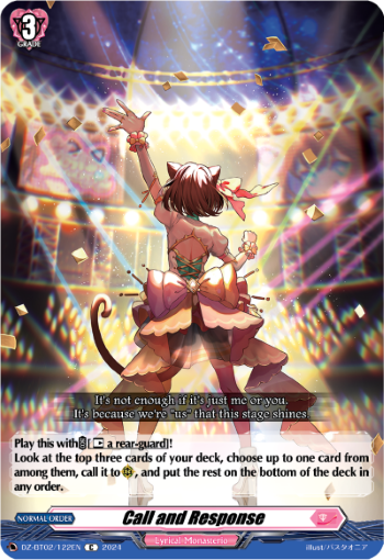 Call and Response: DZ Booster Set 02: Illusionless Strife