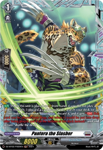 Pantera the Slasher: DZ Booster Set 02: Illusionless Strife