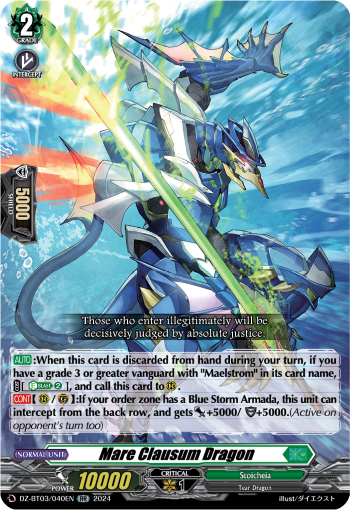 Mare Clausum Dragon: DZ Booster Set 03: Dimensional Transcendence