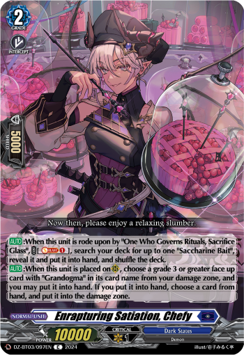 Enrapturing Satiation, Chefy: DZ Booster Set 03: Dimensional Transcendence