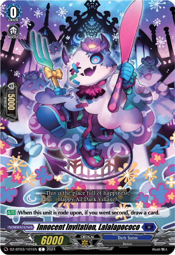 Innocent Invitation, Lalalapococo: DZ Booster Set 03: Dimensional Transcendence
