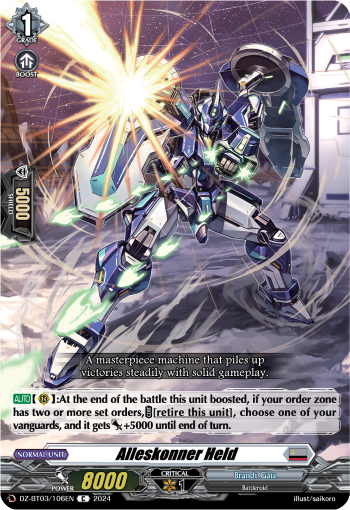 Alleskonner Held: DZ Booster Set 03: Dimensional Transcendence