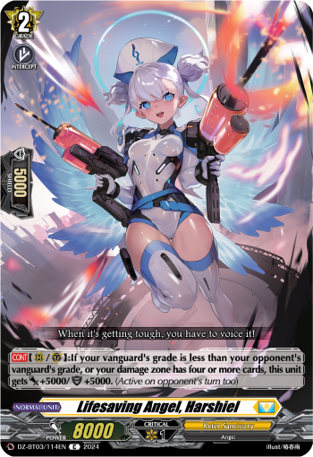 Lifesaving Angel, Harshiel: DZ Booster Set 03: Dimensional Transcendence