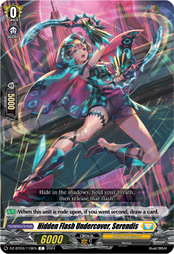 Hidden Flash Undercover, Serendis: DZ Booster Set 03: Dimensional Transcendence
