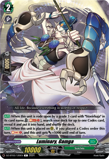 Luminary, Gamga: DZ Booster Set 03: Dimensional Transcendence