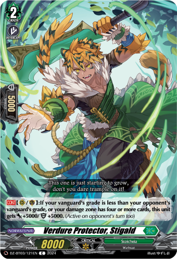 Verdure Protector, Stigald: DZ Booster Set 03: Dimensional Transcendence