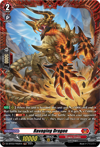 Ravaging Dragon: DZ Booster Set 03: Dimensional Transcendence