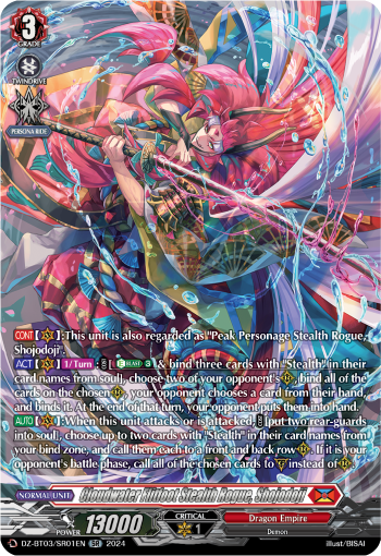 Cloudwater Flitfoot Stealth Rogue, Shojodoji: DZ Booster Set 03: Dimensional Transcendence