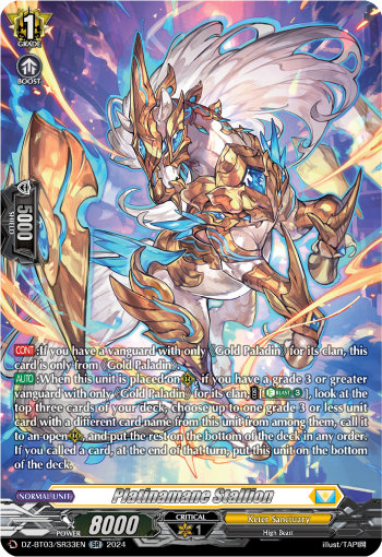 Platinamane Stallion: DZ Booster Set 03: Dimensional Transcendence