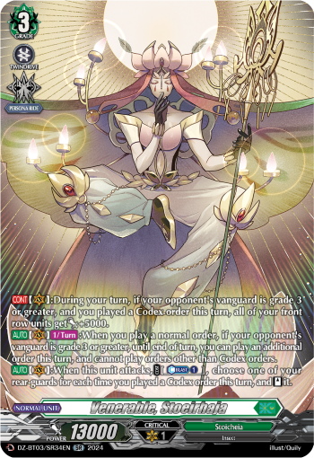 Venerable, Stoeirhaja: DZ Booster Set 03: Dimensional Transcendence