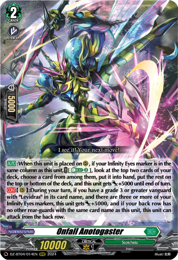 Onfall Anotogaster: DZ Booster Set 04: Destined Showdown