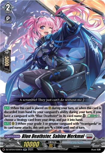 Blue Deathster, Sabine Merkmal: DZ Booster Set 04: Destined Showdown