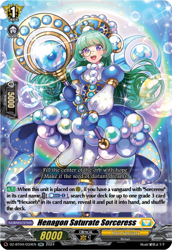 Henagon Saturate Sorceress: DZ Booster Set 04: Destined Showdown