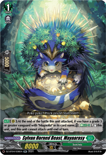 Sylvan Horned Beast, Mayaarasy: DZ Booster Set 04: Destined Showdown